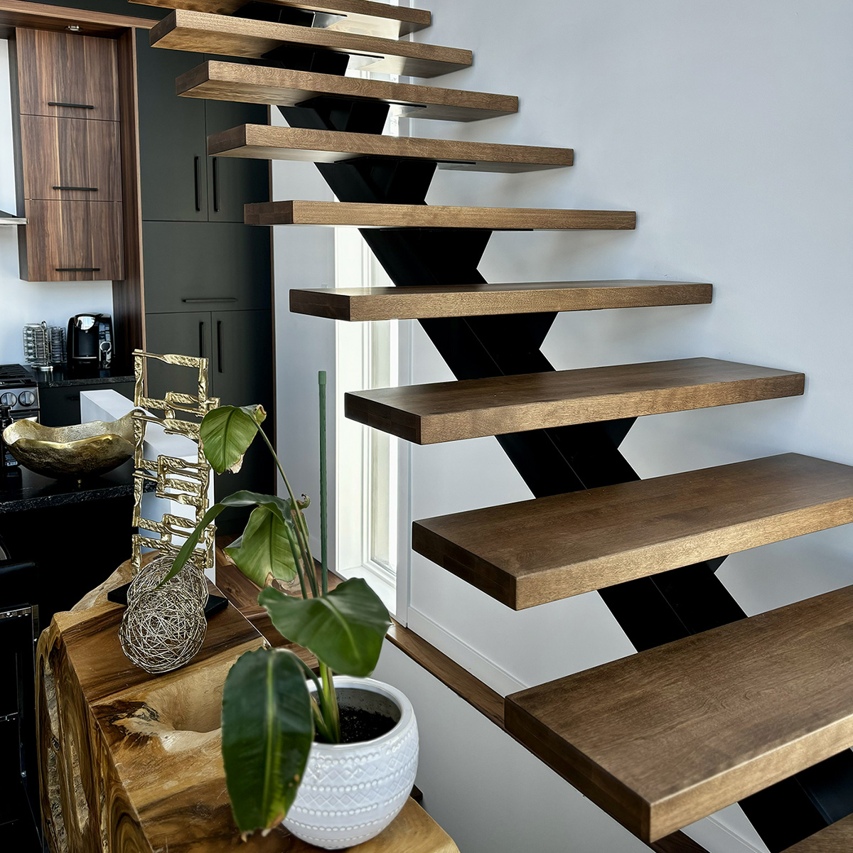 Escalier Projet Plante